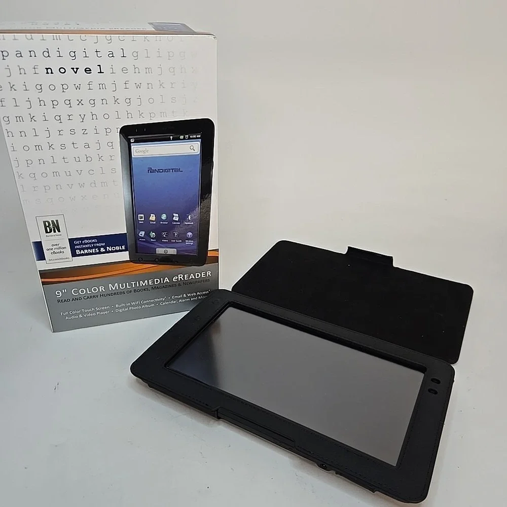 Pandigital Android 2 GB 9-In Multimedia Tablet and Color eReader (Black) R90L200